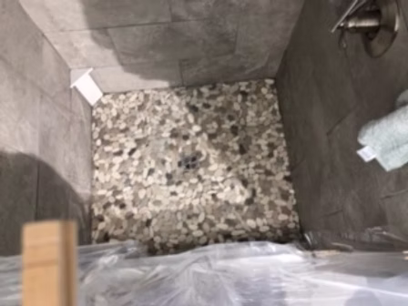 Custom shower tile work